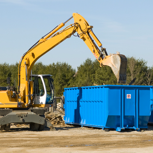 is there a minimum or maximum amount of waste i can put in a residential dumpster in Fairfield North Carolina